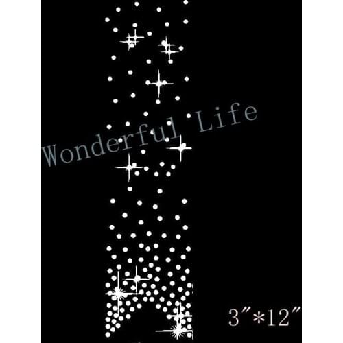 Free Shipping Digital Rhinestone Transfer Template For Cheer Bow Templates