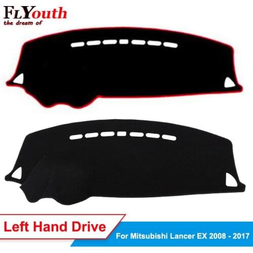 For Mitsubishi Lancer EX 2008 To 2017 Car Dashboard Cover Dashmat Dash Mat Pad Sun Shade Dash Board Cover Carpet Car-Styling