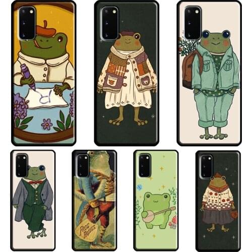 Mr.Frog Froggy Case For Samsung Galaxy S10 S9 S8 Note 10 Plus Note 20 Ultra S20 FE S21 Ultra Phone Cover