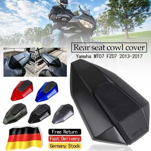 For Yamaha FZ07 MT07 FZ-07 MT-07 2013 2014 2015 2016 2017 Pillion Rear Solo Seat Cover Cowl Motorcycle ABS Seat Cover Fairing US