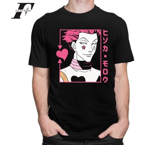 Hisoka Morow Hunter X Hunter T Shirt Men Cotton Awesome T-shirt Anime Streetwear Kpop 2020 Clothes Crew Neck Short Sleeve Summer
