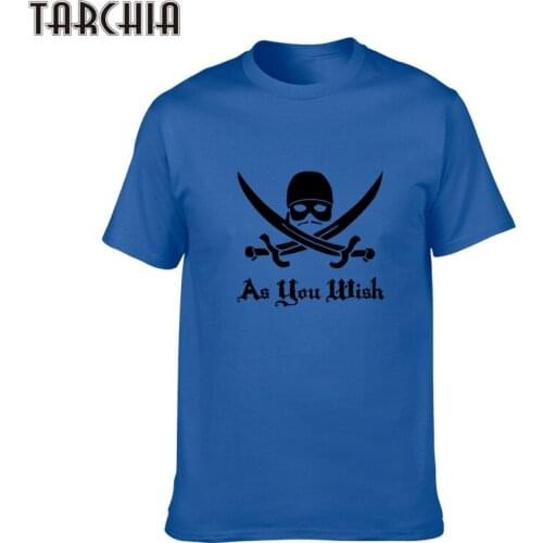 TARCHIA Mens T Shirt AS YOU WISH Print Short Sleeve Cotton T-Shirt Men Hip Hop Skateboard Harajuku Tees Tops Camiseta Masculina