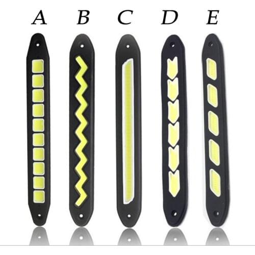 Bendable COB Dayline Lamp car refitted Waterproof Dayline New soft silicone Ultra-thin Daily Line Lamp