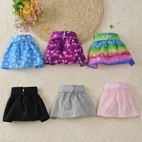 Soft Comfortable Female Dog Physiological Skirt Washable Pet Menstrual Safety Pants Clean Sanitary Diapers Underwear For Dogs