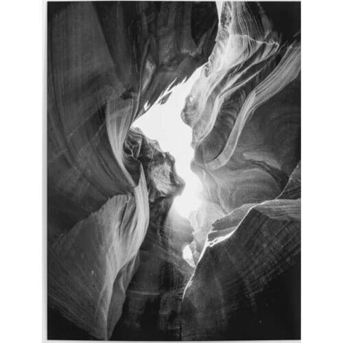 Hd Prints Pictures Paintings Antelope Canyon Home Decoration Canvas Black White Poster Modular Wall Art For Living Room No Frame