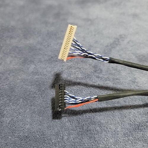 Lvds cable DF14-20P-D6 1CH-6BIT Single 6-bit screen cable length 250mm / 400mm / 600mm 1CH-6BIT