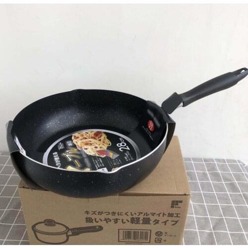 Japanese style non stick pot deep frying pan stove gas stove universal soup auxiliary food pot cooking kitchen pots pans wok