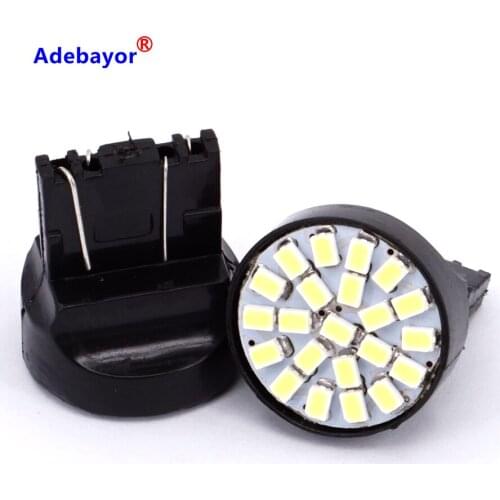 10 pcs T20 7443 W21/5W 22 1206 LED 3020 SMD car reversing backup lamp turn steering direction indicator lamplet stop brake light