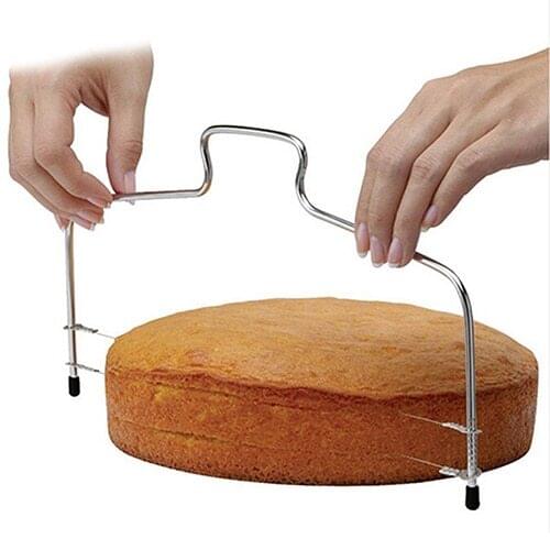 Hot Double Line Adjustable Baking Tools Cake Bread Slicer Cutter Strings Knife Soap Knife DIY Mould Stainless Steel Cake Tools