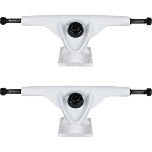 Longboard Trucks 180mm Reverse Kingpin White (Pair) Skateboard