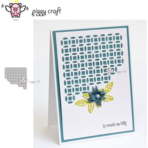 Piggy Craft metal cutting dies cut die mold Irregular circle background Scrapbook paper craft knife mould blade punch stencils