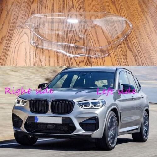 Car Headlight Lens For BMW X3 2018 2019 2020 Headlamp Cover Car Replacement Front Auto Shell Cover