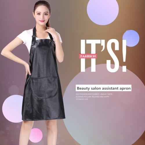 1pcs Professional Hairdressing Black Apron Hair Cutting Bib Barber Home Styling Salon Hairdresser Waist Cloth