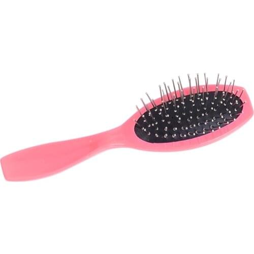 Pink Steel Comb Wig Comb Air Cushion Brush Anti Static Training Massage Accessories Hair Comb Extensions F3I0