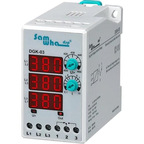 Three Phase Overvoltage Protection Relay Overvoltage Seting Digital Protection Relay