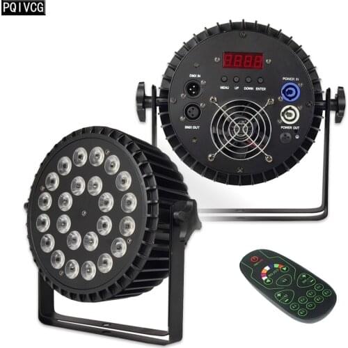 Aluminum 24x12w Wireless Remote Led Par Light RGBW 4in1 DMX512 Stage Par Light