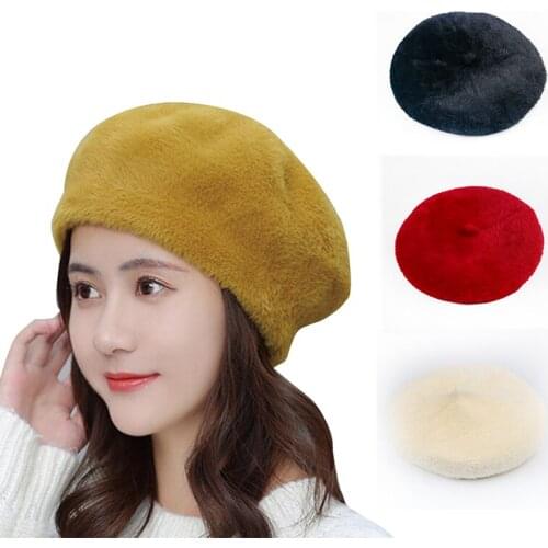 New Beanies Womens Hat Knitted Winter Hat For Women Warm Winter Hats Solid Color Thermal Autumn Bonnet Cap For Woman Knit Beani