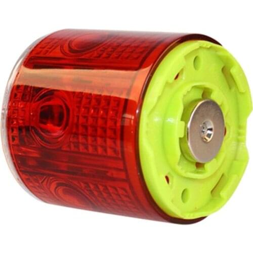 Solar Warning Light Led Magnet Car Brake Warning Red Light Construction Road Night Roadblock Car Roof Light Magnet