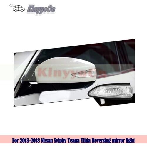 Kinyyocn For Nissan Sylphy Teana Tiida 2013 - 2018 External Mirror LED Turn signal lamp Indicator Lamp Side Mirror Blink light