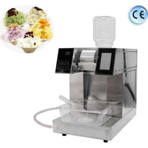 Intelligent automatic snow ice machine milk snow ice machine milk tea shop ice machine water-cooled thin ice machine 90 type 120