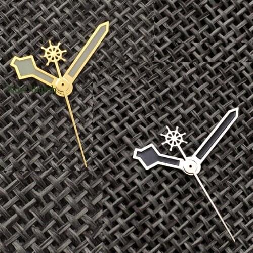 New Arrival NH35 NH36 Model Watch Hands Spare Parts For 7s26 4r35 7009 Gold/Black Color Replacements Watch Needles