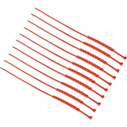 10pcs Car Nylon Material Universal Anti-skid Mud Snow Survival Traction Car Tire Snow Chain Cable Belt