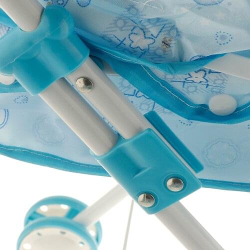 100% Safe Doll Stroller Pushchair for 9-12inch Reborn Doll or Other Baby Dolls, Kids Indoor Outdoor Furniture Playset Toys