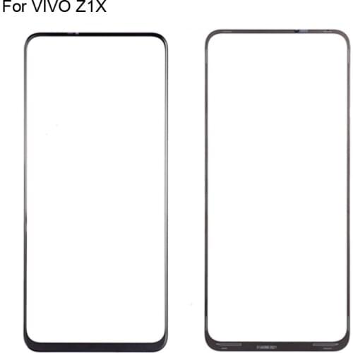 2PCS For VIVO Z1X Front LCD Glass Lens touchscreen For VIVO Z 1X Touch screen Panel Outer Screen Glass without flex VivoZ1X