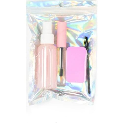 3pcs Lash Brows Growth Serum Eyebrow Kit Wax No Logo Mist Spray Styling Cream Gel Set Makeup Brow Styling Soap with Brush