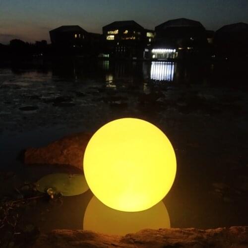 30cm Solar Swimming Pool Ball Light Outdoor Lawn Light Garden Decoration Light Solar Charging Remote Control Floating Light