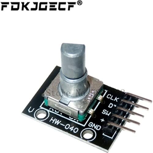360 Degrees Rotary Encoder Module For Arduino Brick Sensor Switch Development Board KY-040 With Pins