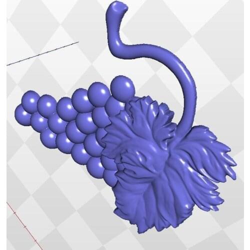 3d model relief GRAPES_2 for cnc in STL file format