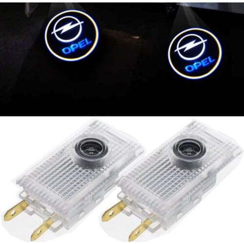 4 pieces welcome lamp LED door welcome logo laser projector shadow is Opel insignia UN B 2009-2018 Opel logo lamp