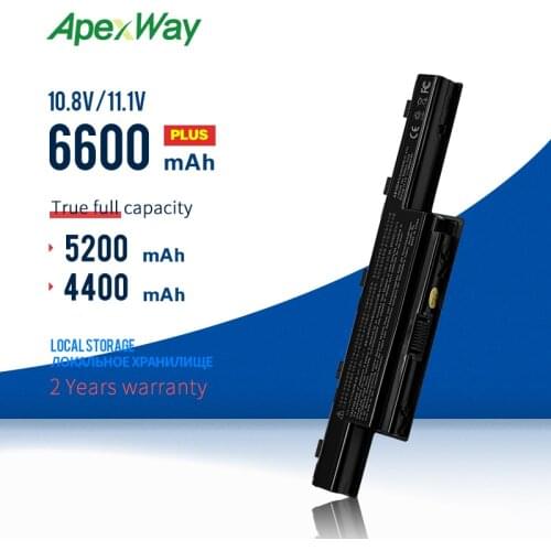 6600mAh 6cells laptop battery For Acer Aspire AS10D31 AS10D51 AS10D61 AS10D71 AS10D75 AS10D81 V3 5741 5560 v3-771g 5560G as10d75