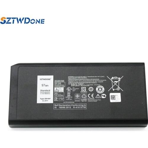 SZTWDONE X8VWF Laptop battery For DELL Latitude 14 5404 7404 P45G DKNKD 4XKN5 CJ2K1 14.8V 97WH