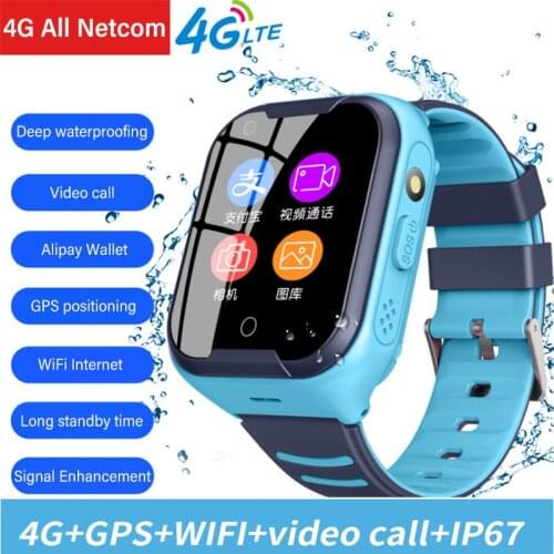4G Full Netcom Kids Smart watch GPS A36E Smart Call watch Support Wifi SIM Card Video Smartwatch IP67 Waterproof For Children