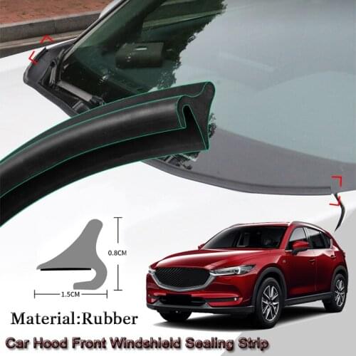 DIY Car Seal Strip Windshied Spoiler Filler Protect Edge Weatherstrip Strips Sticker Auto Accessories For Mazda CX-5 2012-2020