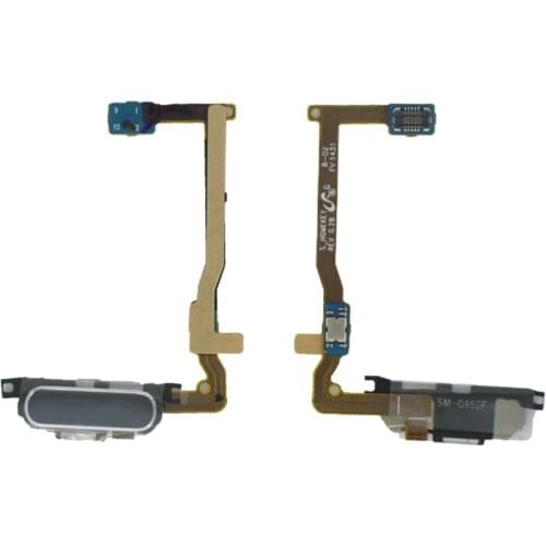 For Samsung Galaxy Alpha SM-G850F G850A Home Key Button Flex Cable White/Black/Gold/Gray/Blue Color return functions
