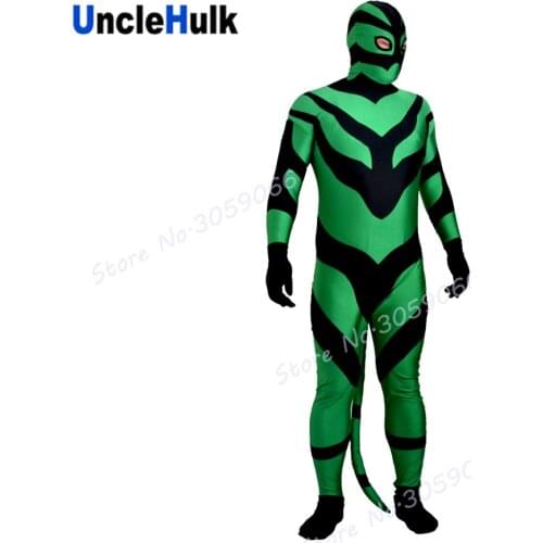 Dyna Man Shippo Soldiers Spandex Zentai Costume with Tail - PR9804 | UncleHulk