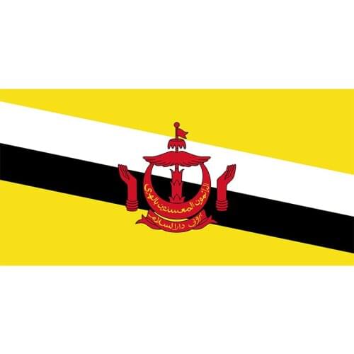 Yehoy hanging 90*150cm Nation of Brunei Flag For Decoration