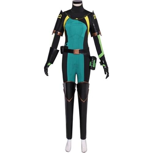 Game Valorant Cosplay Viper Costume Adult Uniform Jumpsuit Costume Outfit L321