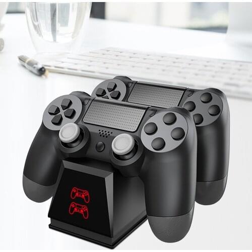 Gamepad Charging Dock PS4 game handle dual charging base with charging indication P4 handle base charging for pro/Slim Dropship