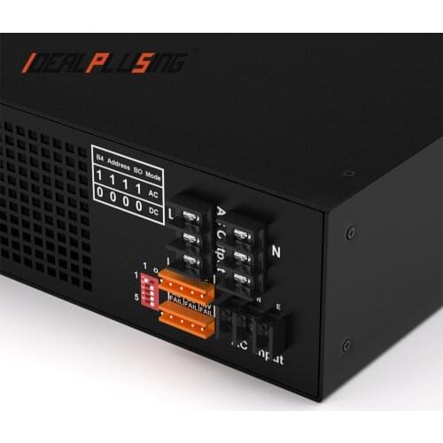 High efficiency Factory customized LCD display 19-inch rack 2kva 24vdc 1600w dc ac inverter pure sine wave Strong stability