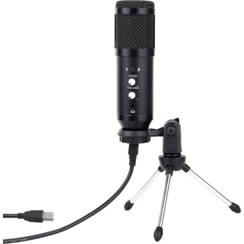 Microfone USB Condenser Microphone Professional Studio Microphones For PC Computer Recording Podcasting For Youtobe Mic Stand