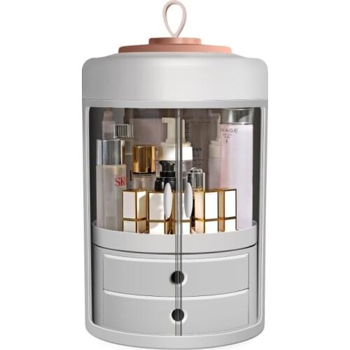 Creative Jewelry Cosmetic Storage Drawer Save Space Large Plastic Desktop Storage Box Makeup Organizer