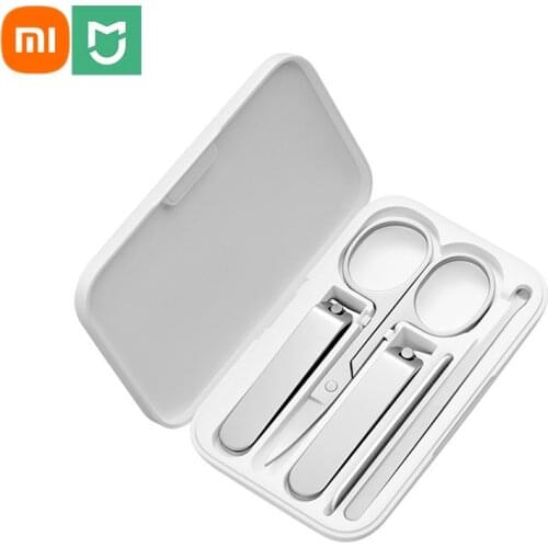 Xiaomi Mijia 5 in 1 Nail Clipper Set Stainless Steel Trimmer Pedicure Smart Home Portable Nail Cutter Tools Nail File