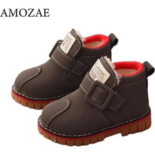 2020 New Children snow warm boots thick non-slip Plus snow boots Kids boys girls shoes winter boots casual shoes for Child