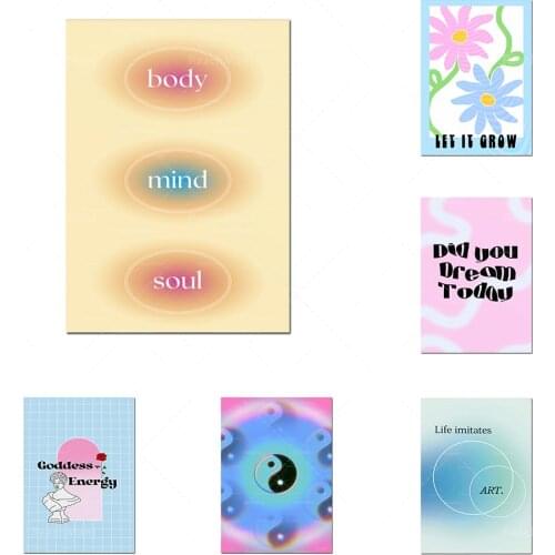 Halo print, psychedelic art, aesthetics, art, wall art, hippie, Années 70, abstract tie-dye modern decorative poster