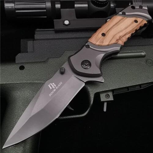 200MM (8') 58HRC Folding Knife Pocket Knife 7CR13MOV Blade Camping Hunting Survival Fishing Fruit EDC Hand Tool