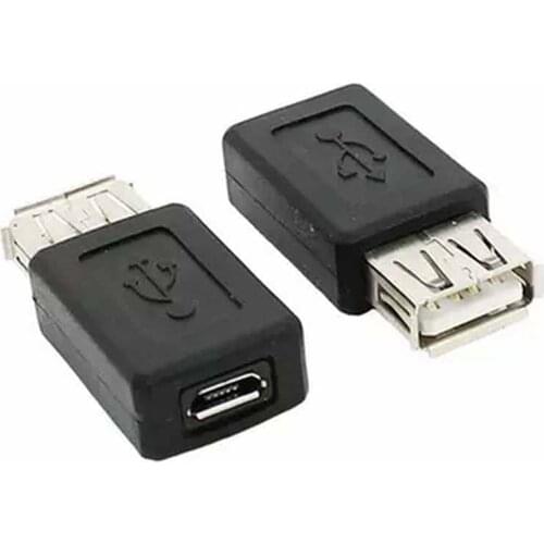 USB 2.0 female Type A to Micro USB Female Adapter ADAPTOR Converter charge data NEW